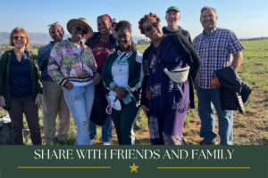 Group of guests enjoying a sunrise balloon safari experience in the Magalies River Valley.