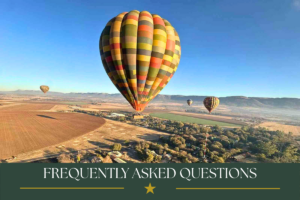 Hot air balloons flying over the Magalies River Valley during sunrise at Bill Harrop’s “Original” Balloon Safaris FAQ page