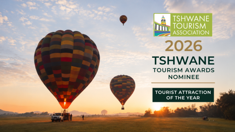 Bill Harrop's Original Balloon Safaris nominated for Tourist Attraction of the Year at the 2026 Tshwane Tourism Awards.