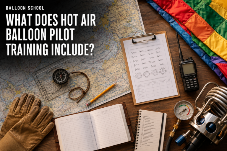 Flight Log 004: What Does Hot Air Balloon Pilot Training Include?