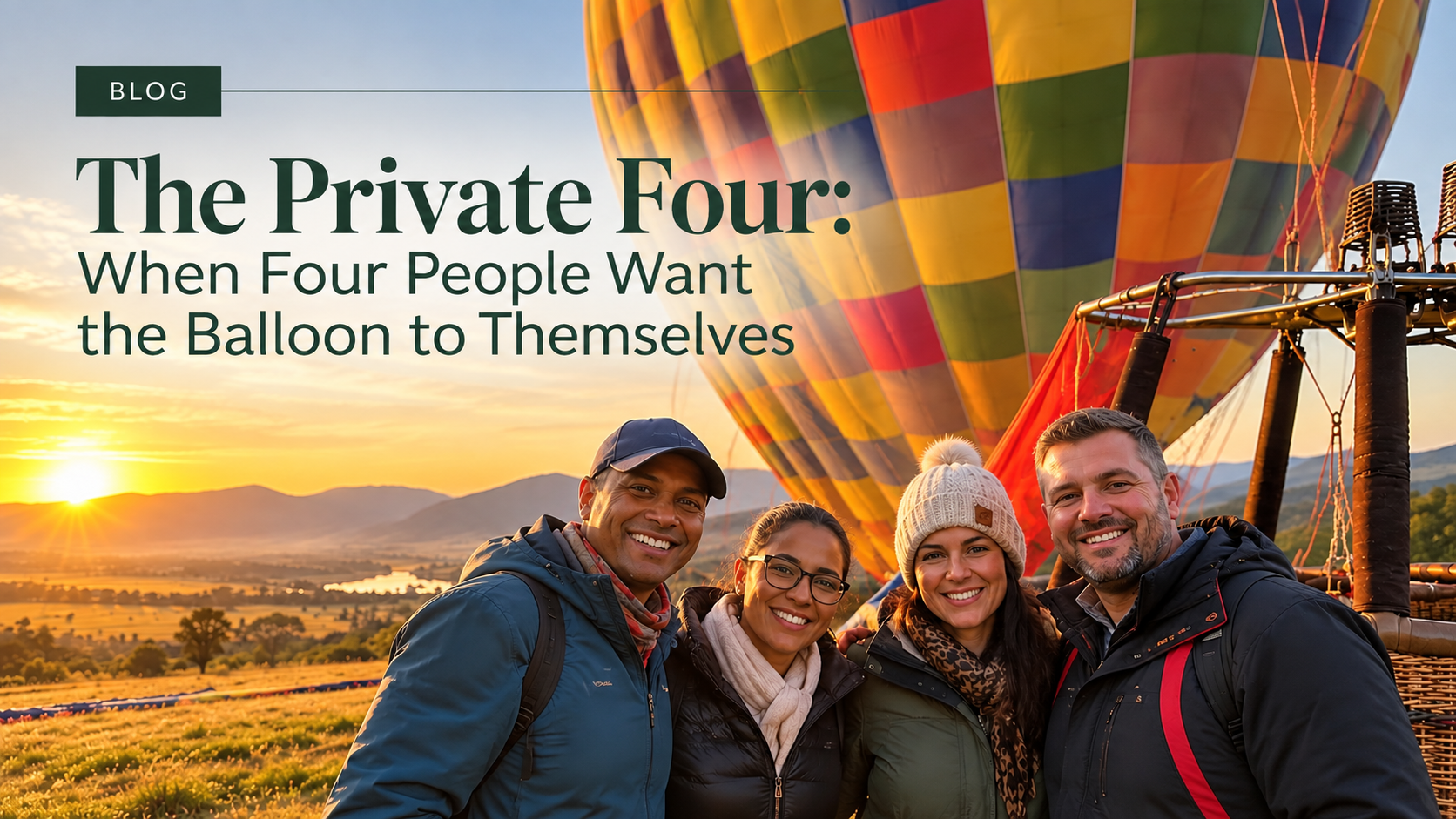 The Private Four: When Four People Want the Balloon to Themselves